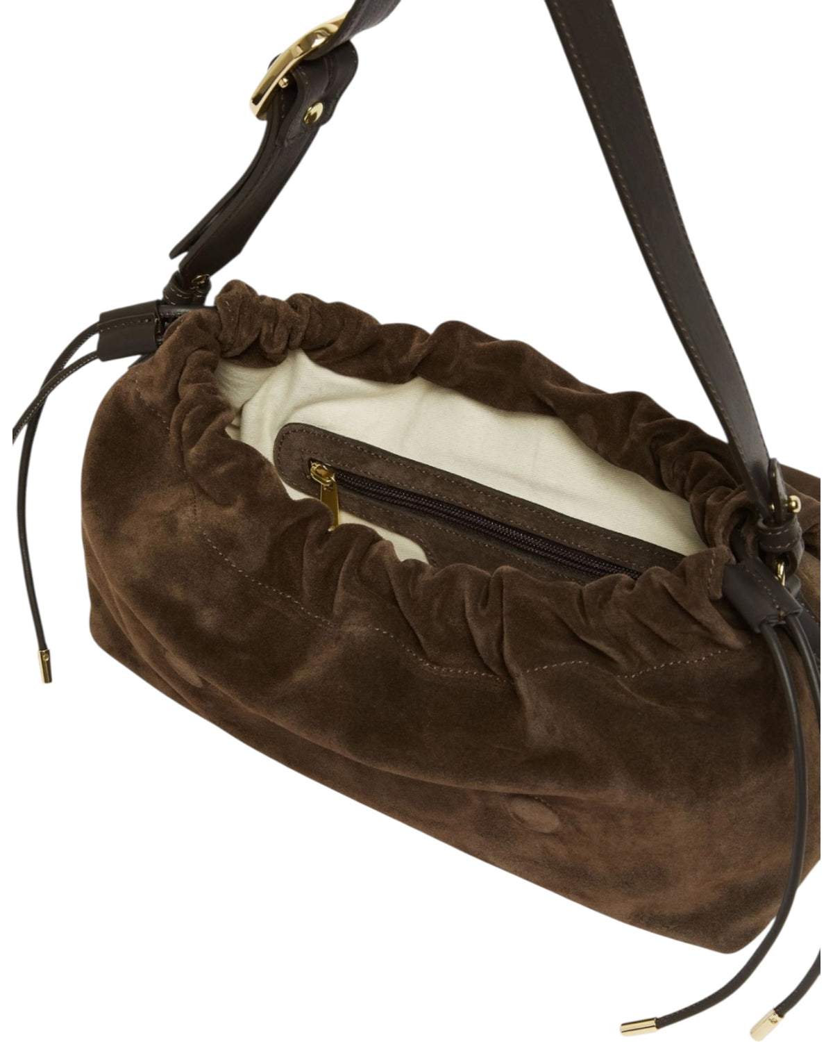 Τσάντα από σουέτ με κορδόνι MLACARDATO