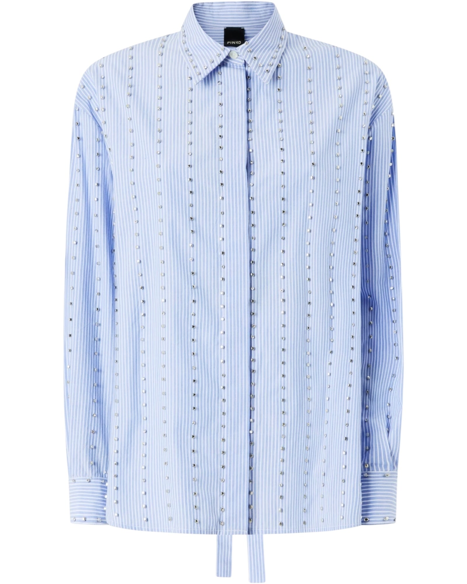 Ριγέ πουκάμισο με στρας CARLEY