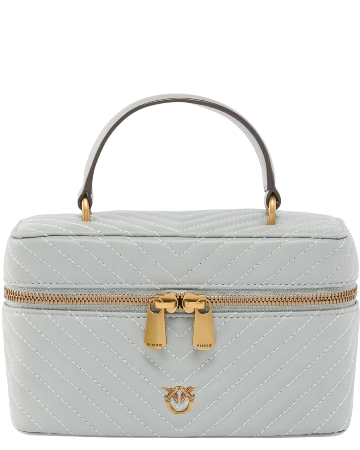 Μίνι τσάντα από δέρμα σε σχήμα chevron VANITY SOFT MINI