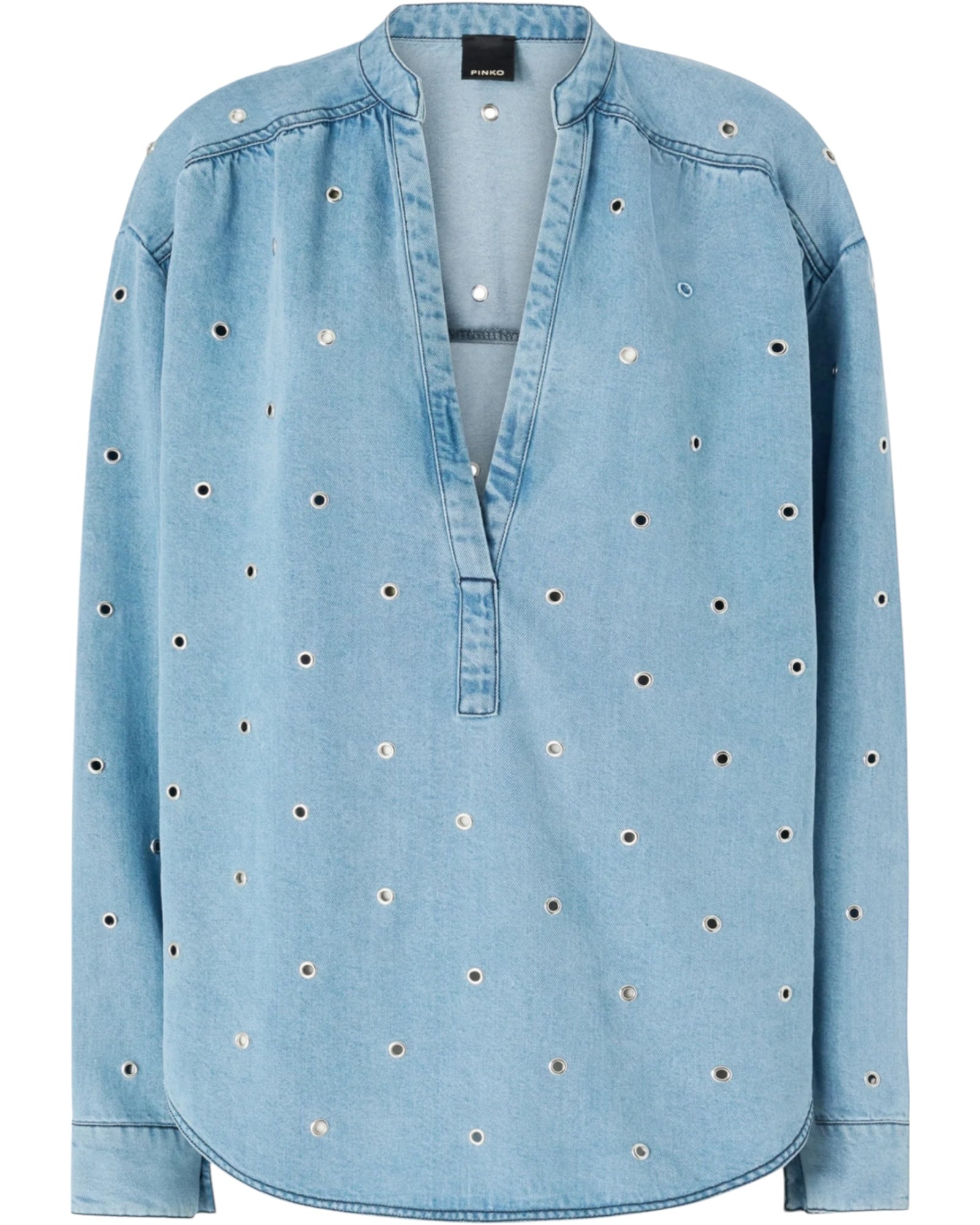 Τζιν μπλούζα με τρουκς BELLICOSO