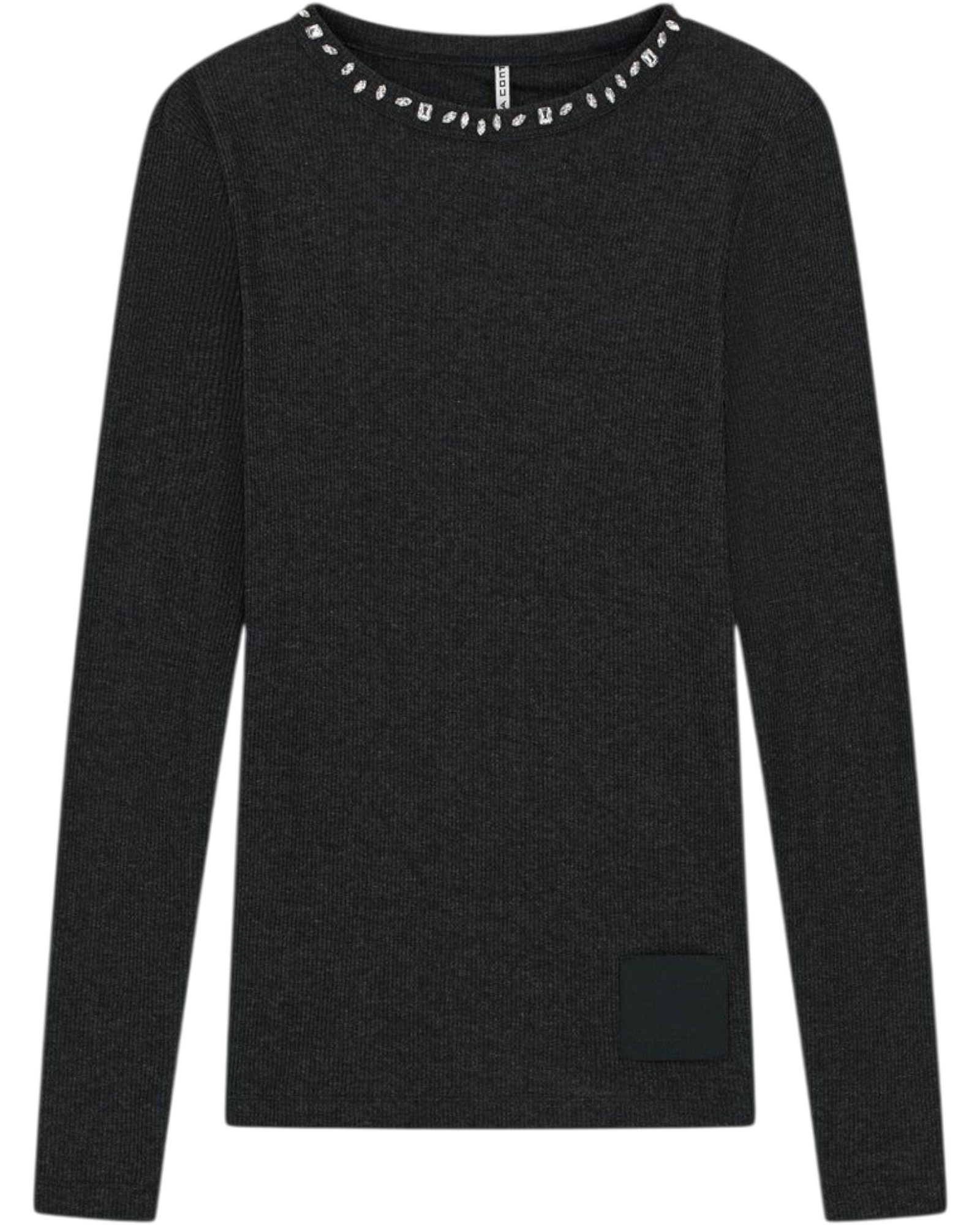 Πλεκτό μπλουζάκι με διακοσμητικές λεπτομέρειες SWAMI