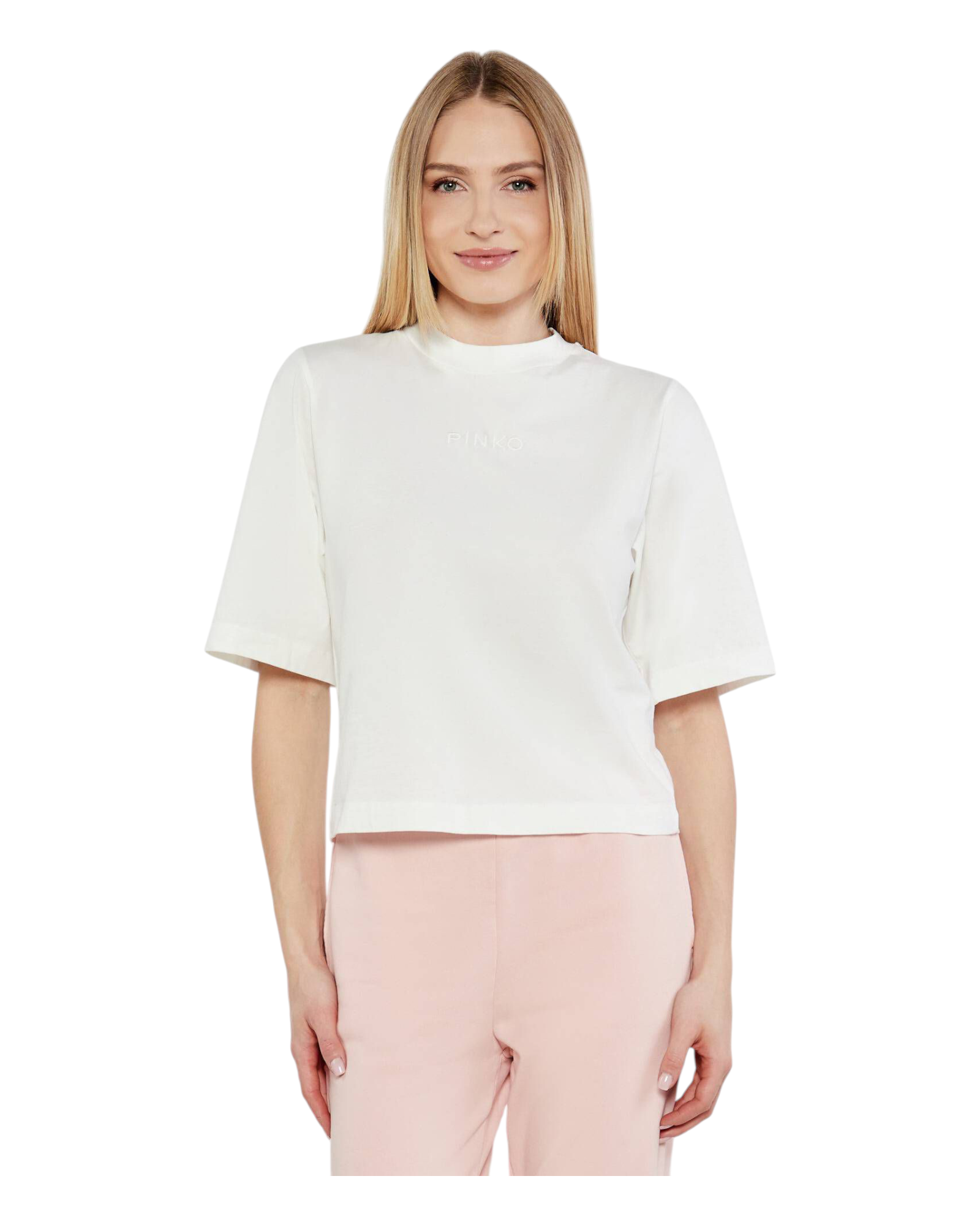 T-shirt με κεντημένο PINKO λογότυπο NIAMEY