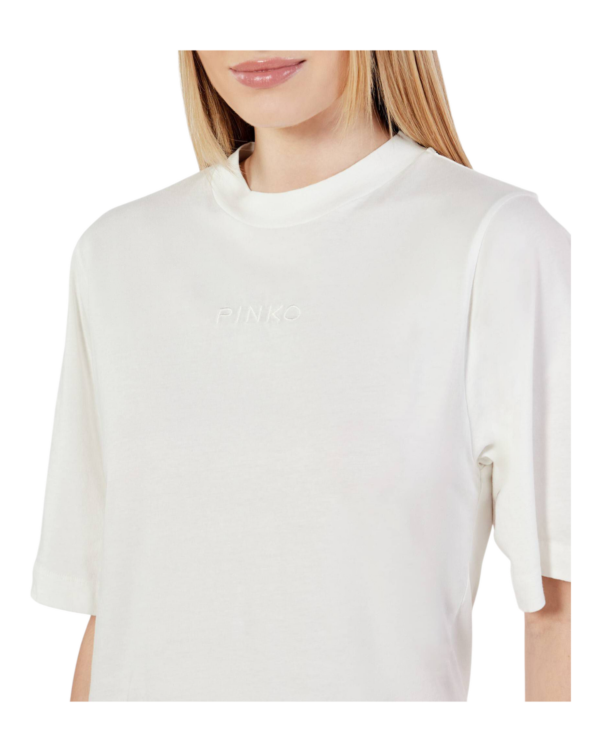 T-shirt με κεντημένο PINKO λογότυπο NIAMEY