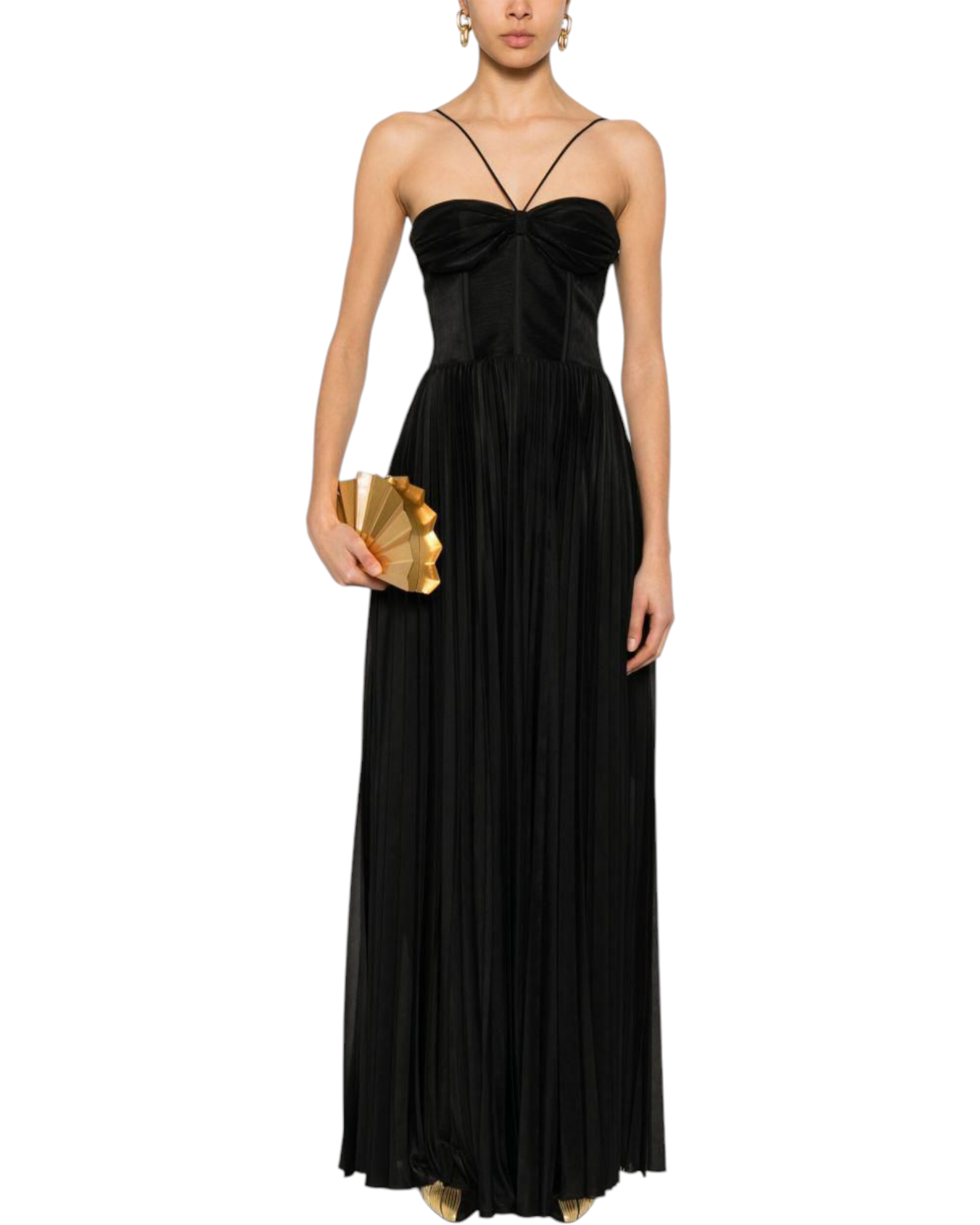 Φόρεμα Bustier σε Πλισέ CICOGNA