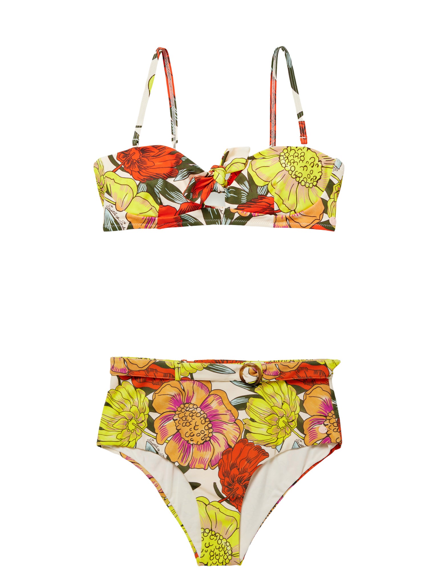 Σετ Μαγιό Bikini με floral print