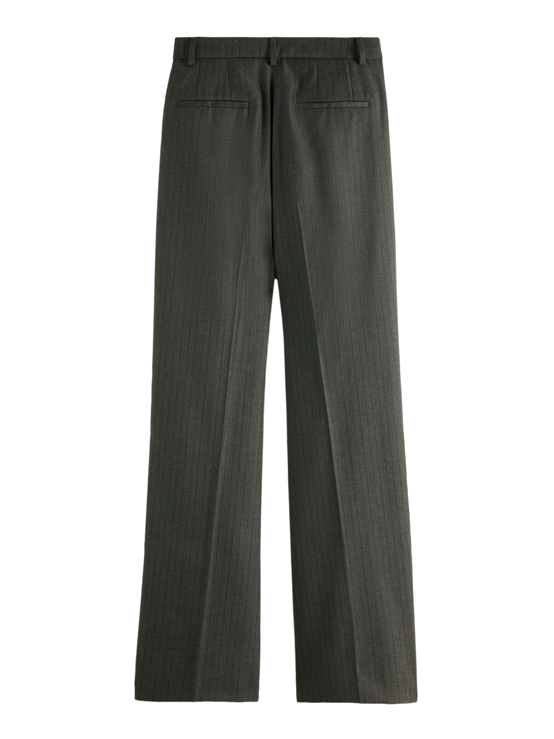 Παντελόνι ψηλόμεσο ριγέ με άνετη εφαρμογή