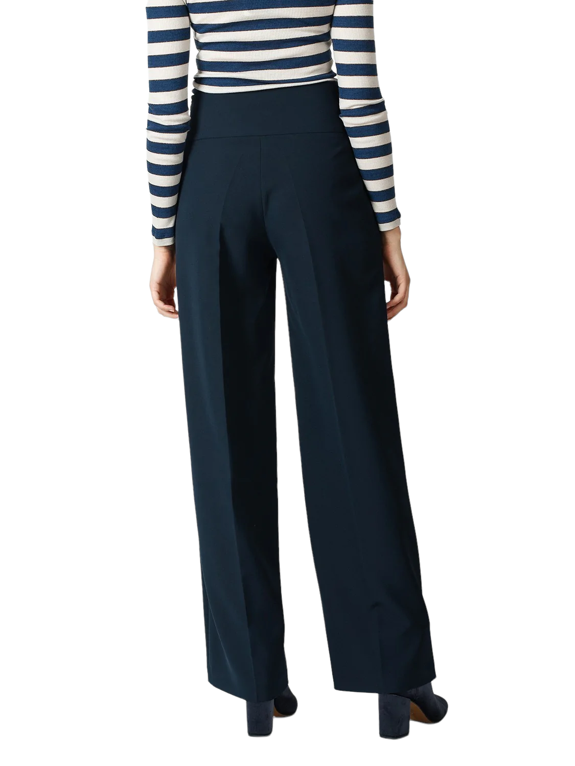 Φαρδιά παντελόνια με χρυσά κουμπιά