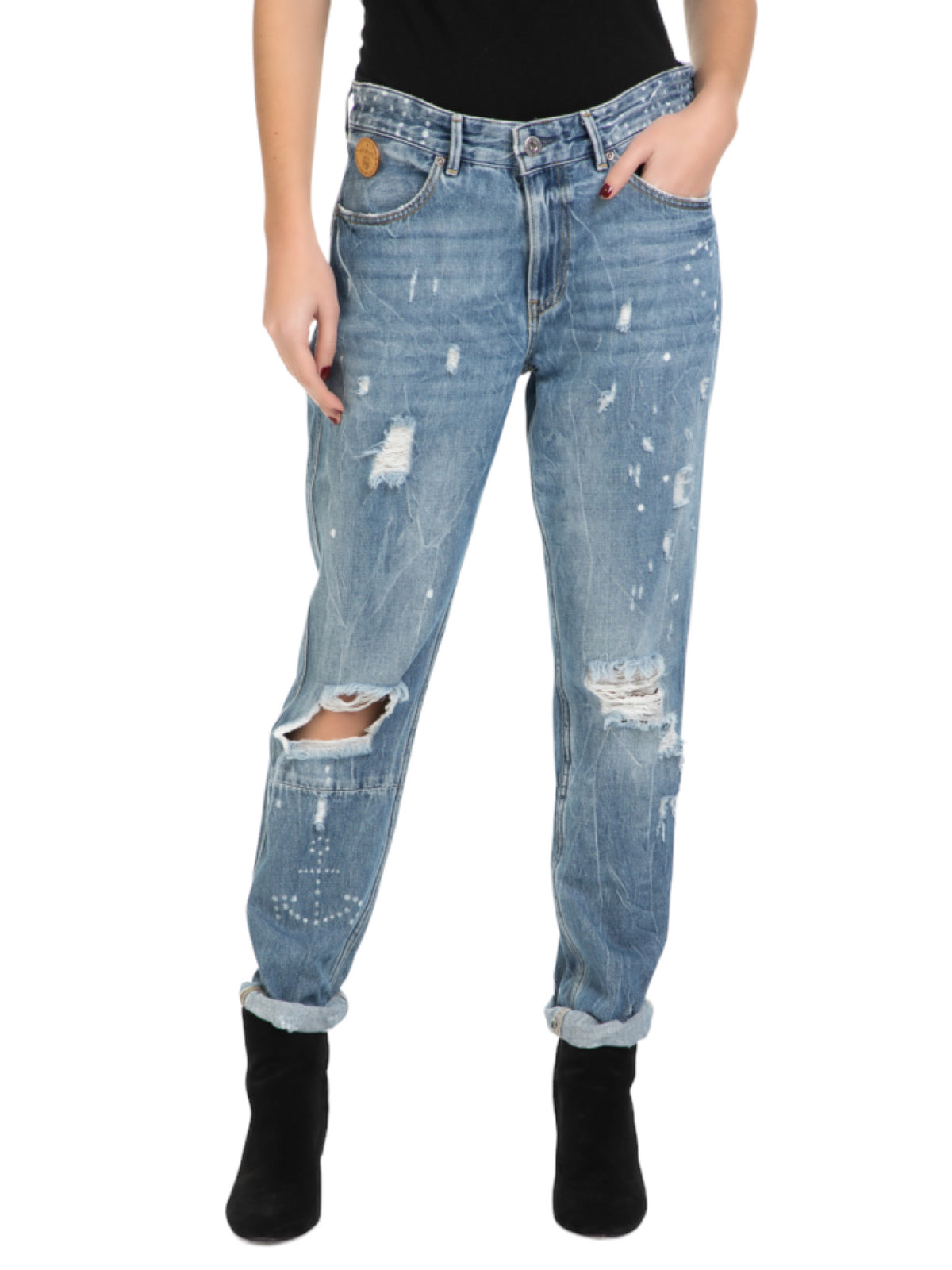 Jean boyfriend με σκισίματα