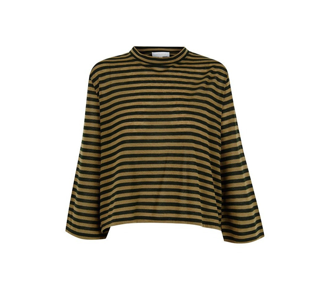 Striped cotton T-shirt απο INTROPIA - POSH MARKET