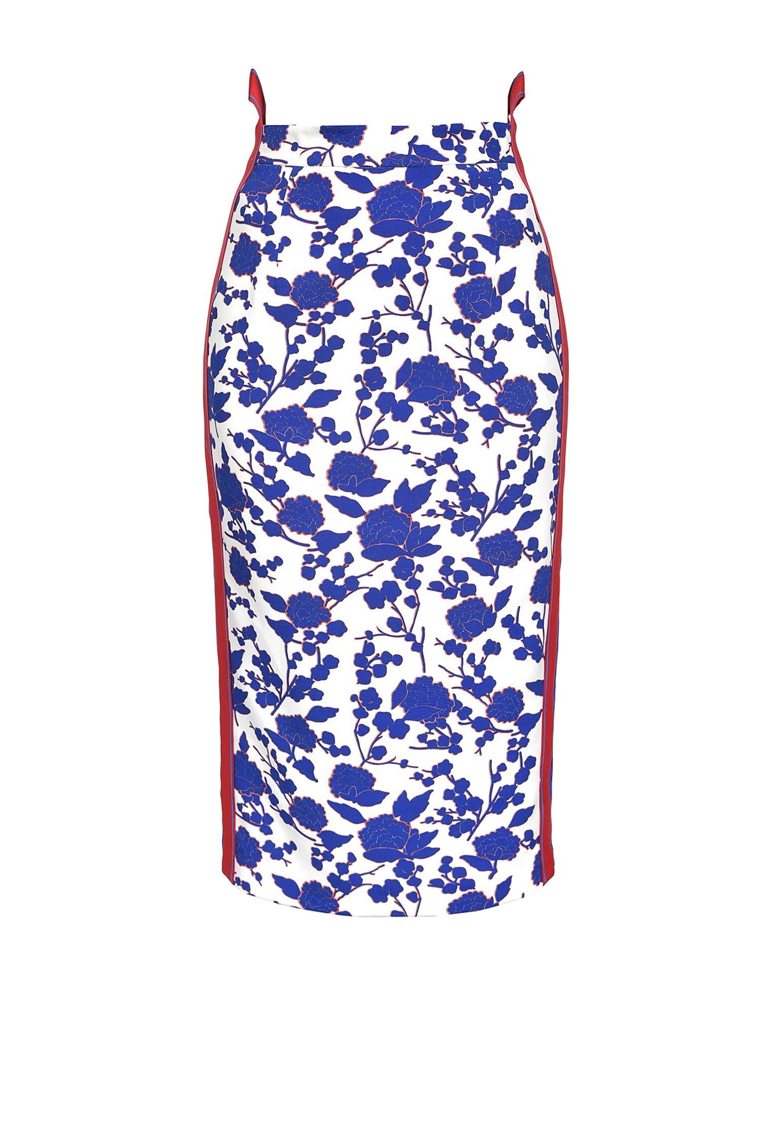 Raspberry print technical cady skirt απο PINKO - POSH MARKET