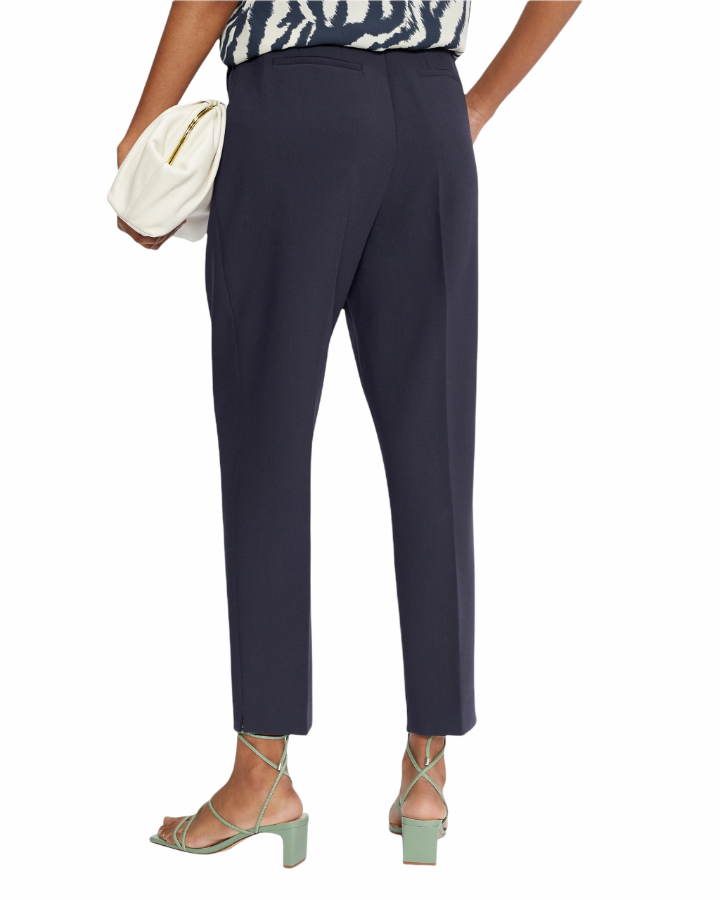 Ψηλόμεσο παντελόνι με πιέτα σε στιλ balloon LEIILAT