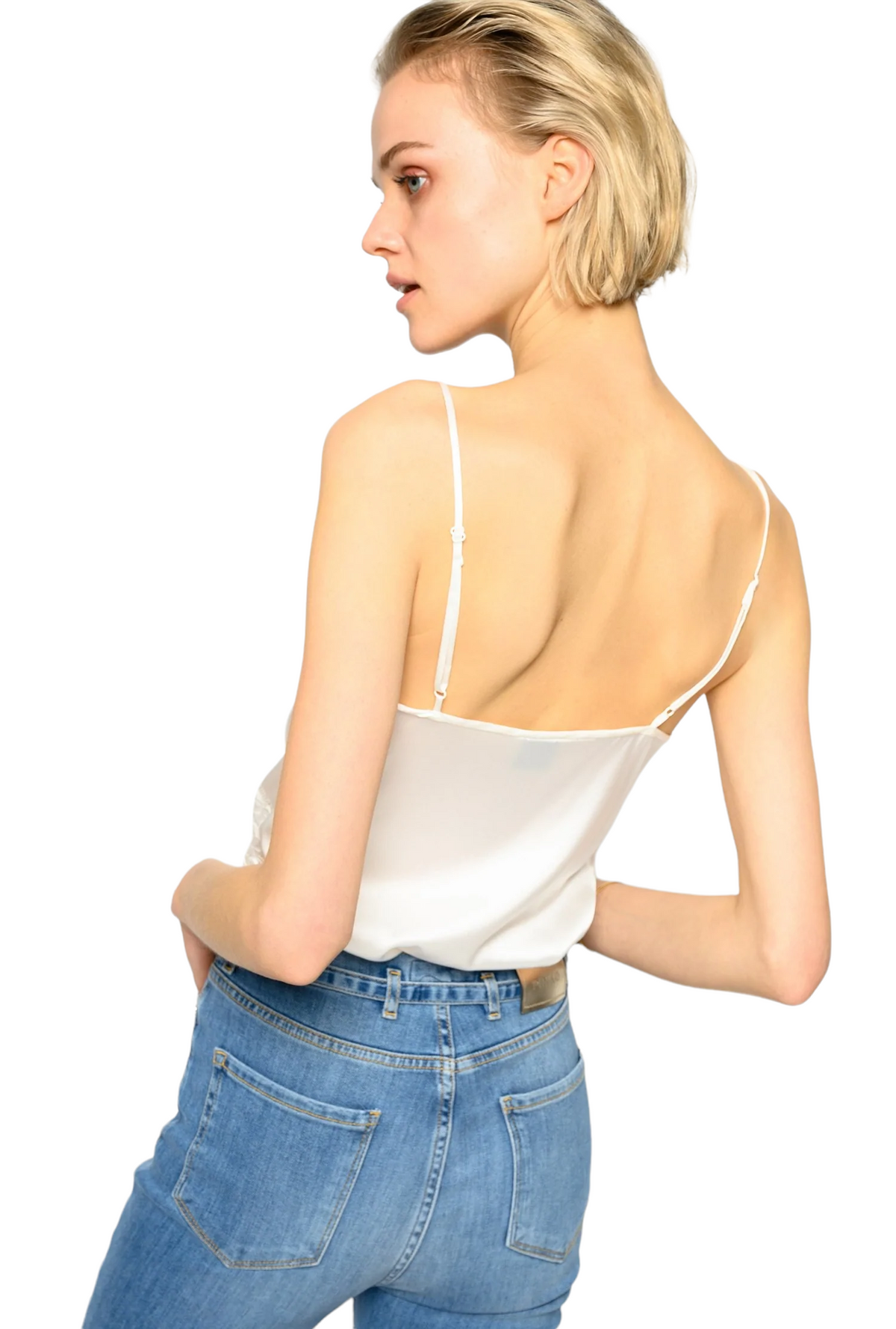 Top με σχέδιο δαντέλα HAMBURGER