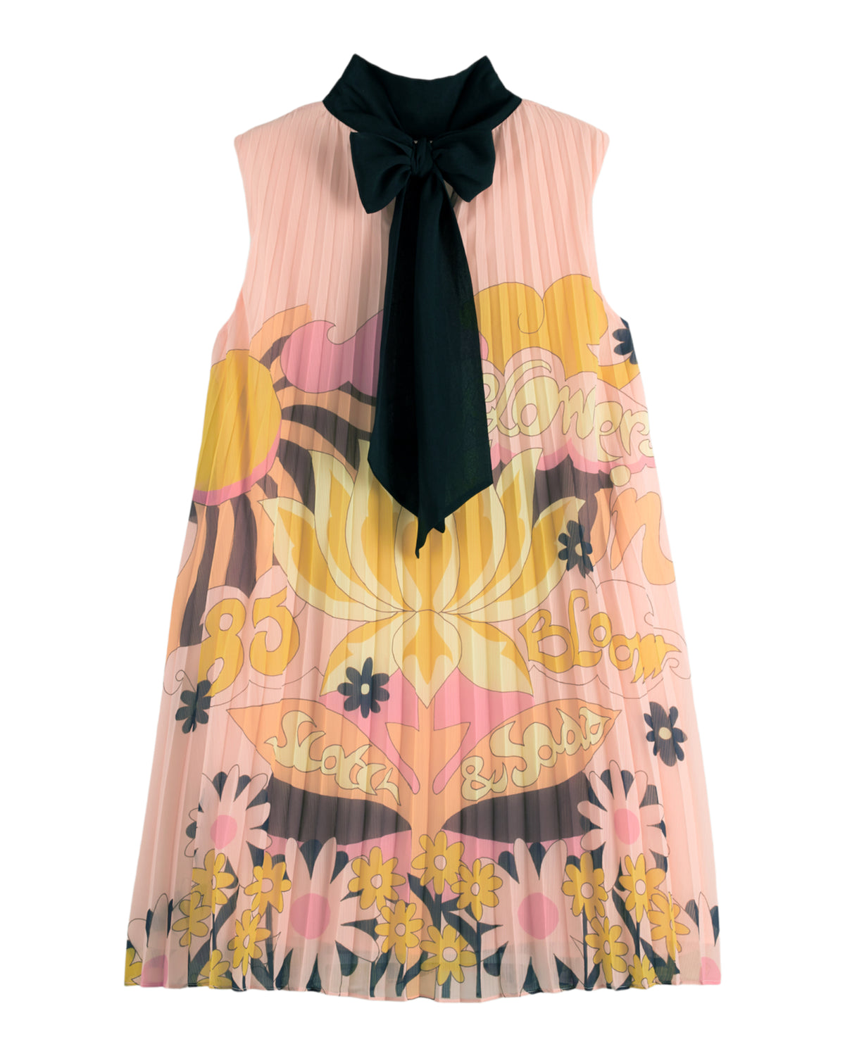 Φόρεμα Mini πλισέ με ιδιαίτερο print