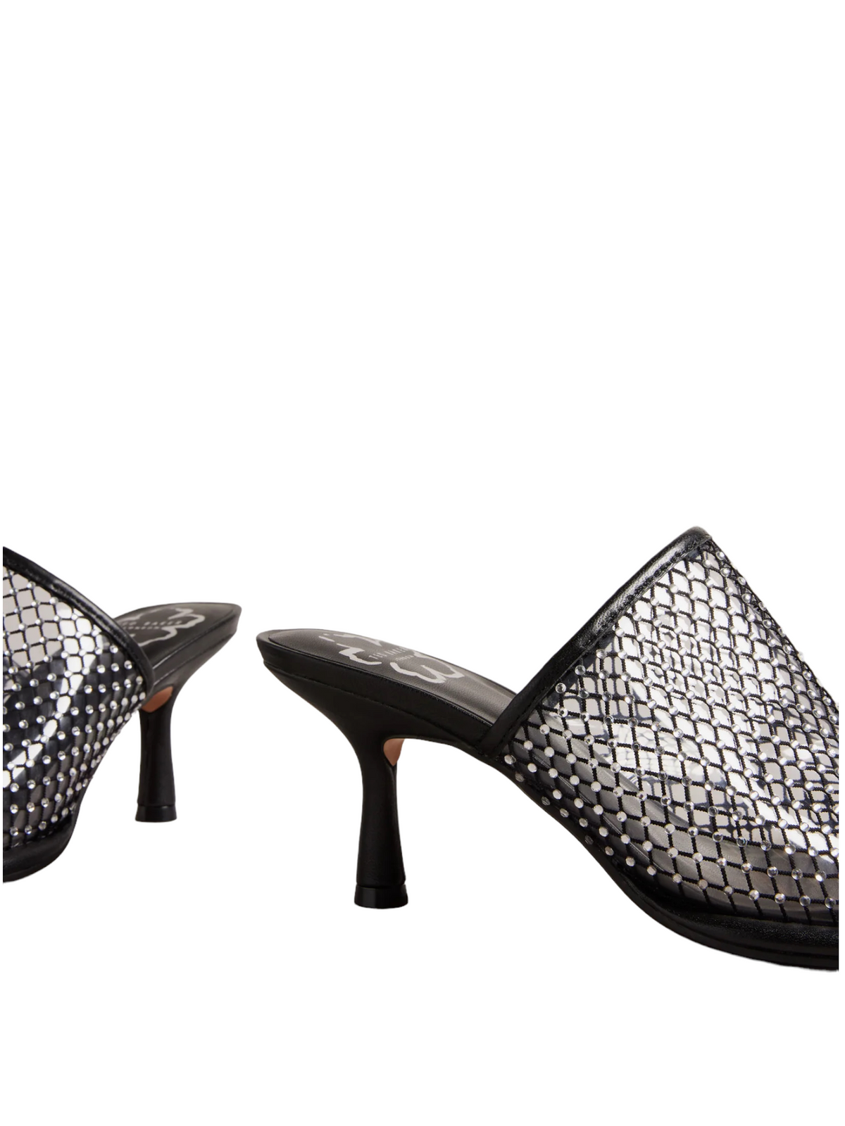 Mules με τακούνι και δίχτυ CELYA