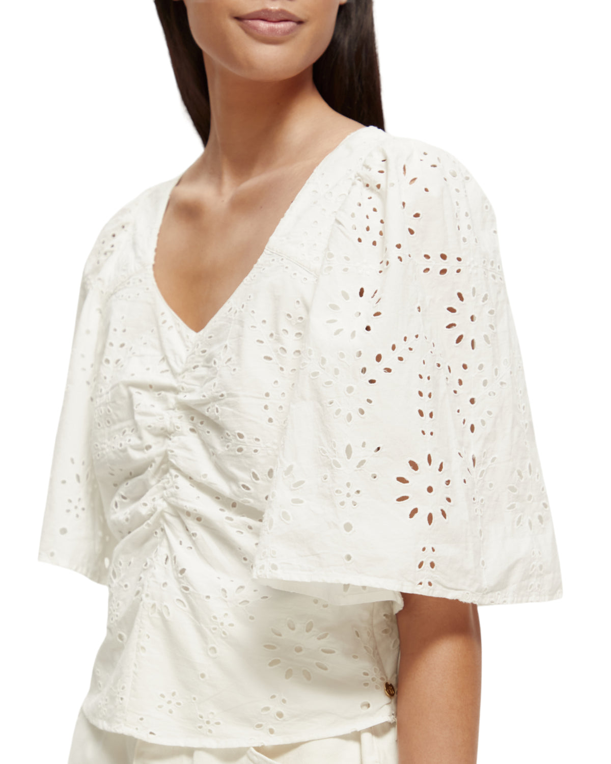 Μπλούζα βαμβακερή με ιδιαίτερο σχέδιο