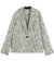 Blazer relaxed fit με floral print