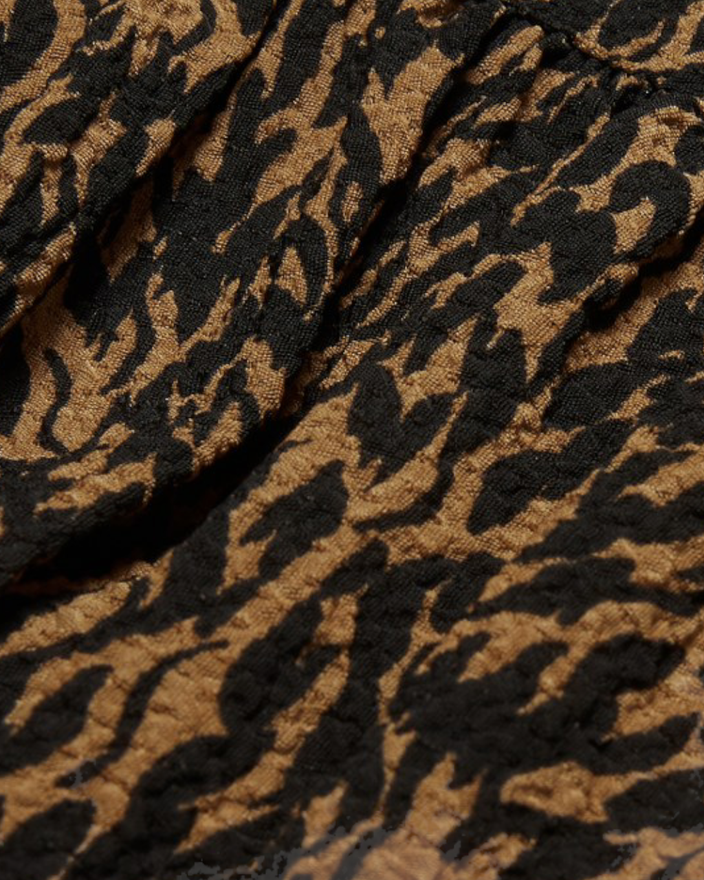 Φόρεμα Mini με animal print και balloon μανίκια WYATTE