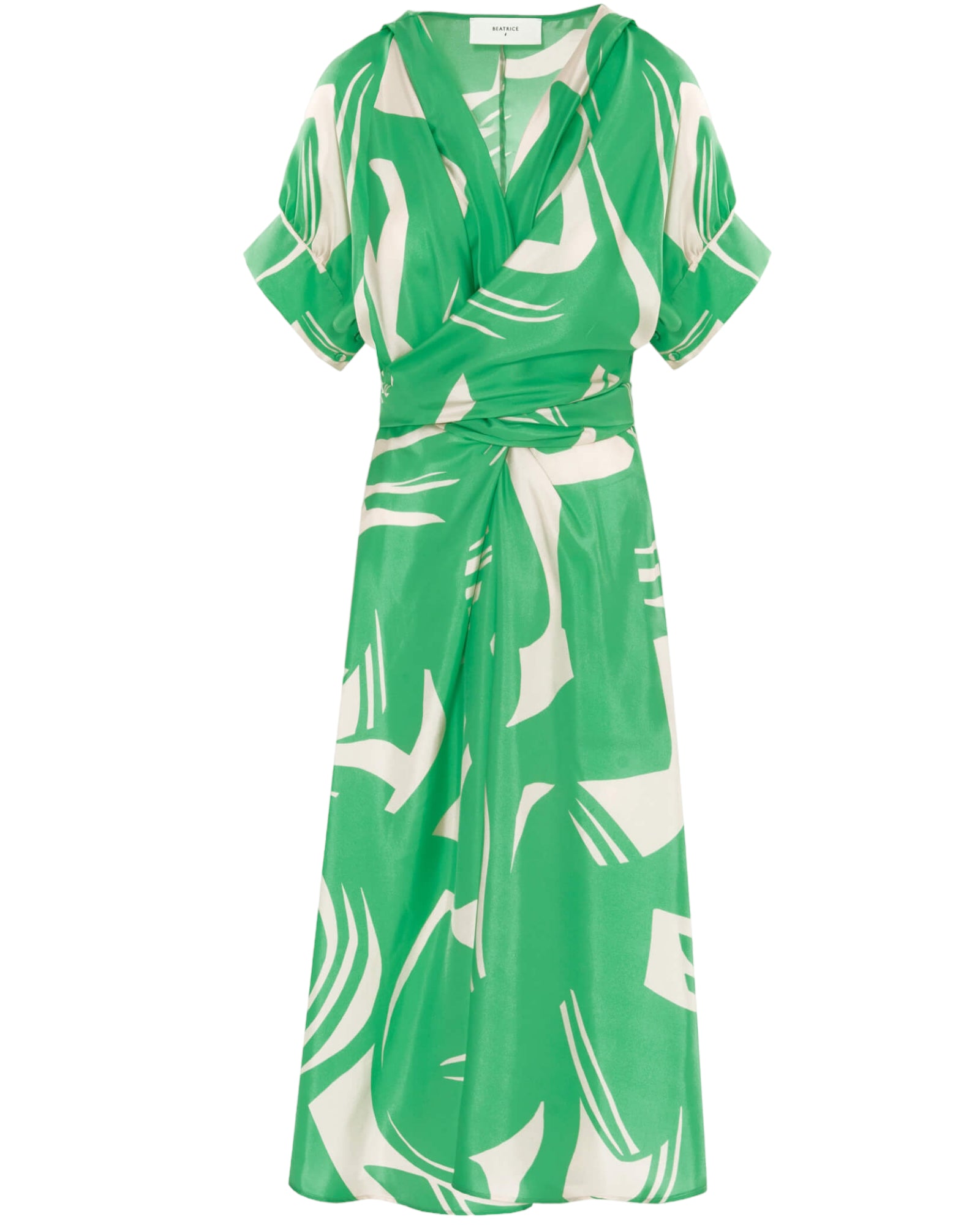 Φόρεμα Midi με ιδιαίτερο print MACRO