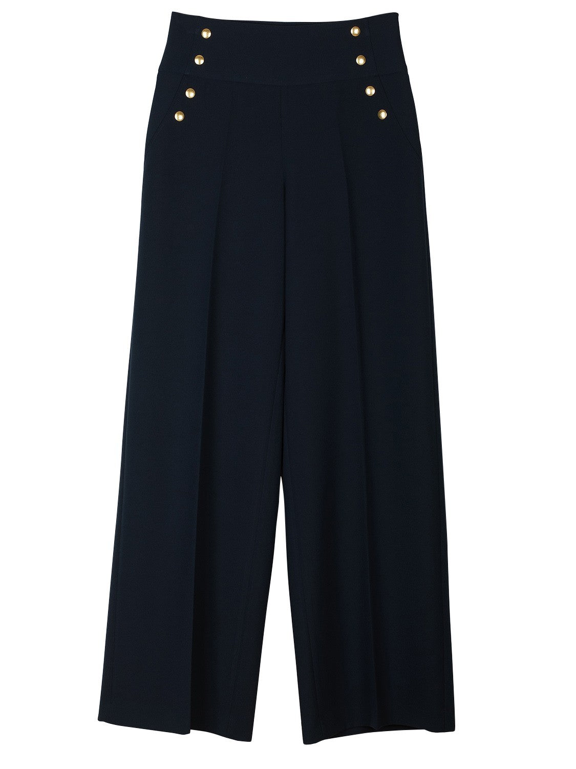 Palazzo trousers with buttons απο INDI &amp; COLD - POSH MARKET
