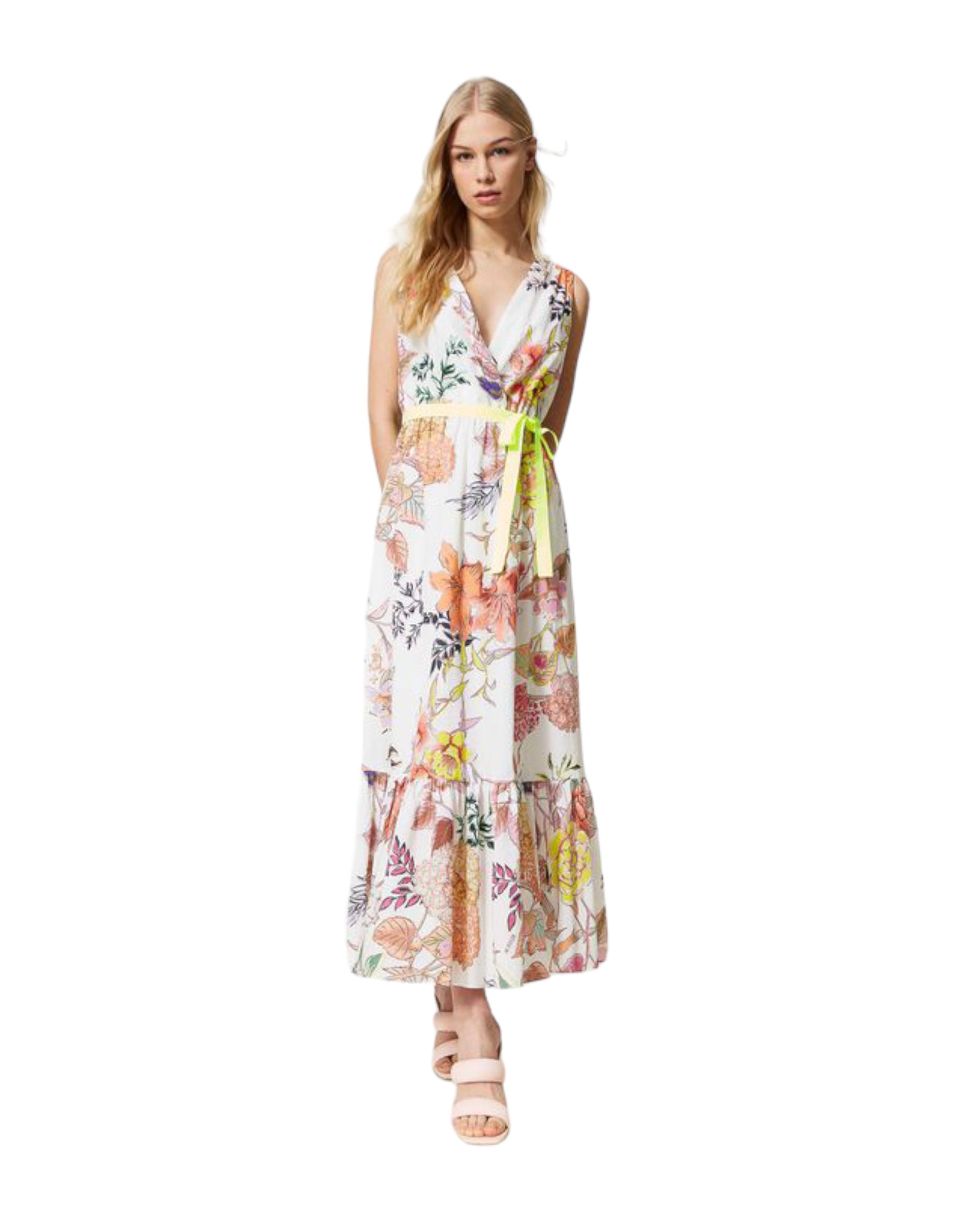 Φόρεμα Maxi με floral print MYFO