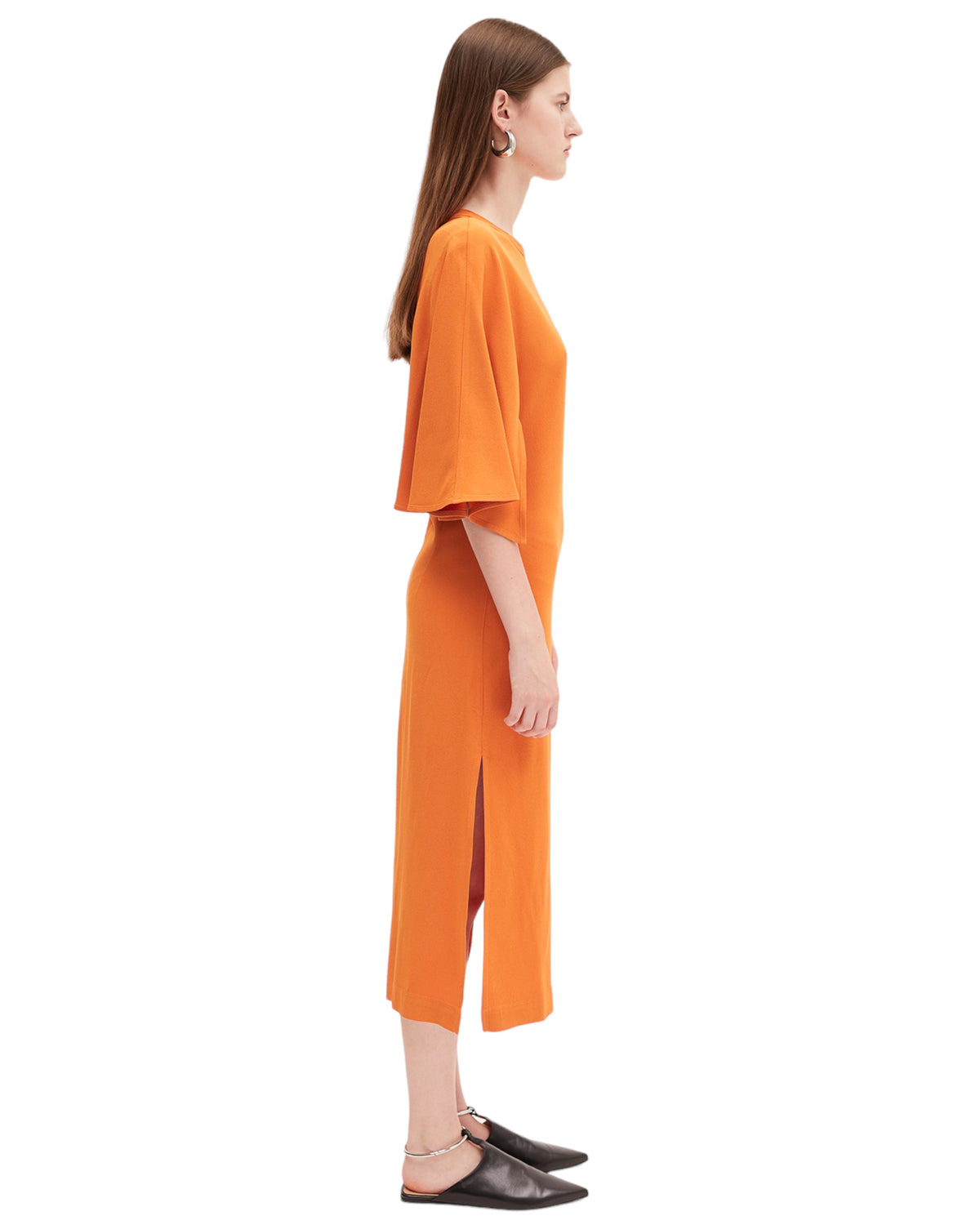 Φόρεμα Midi με ανοίγματα