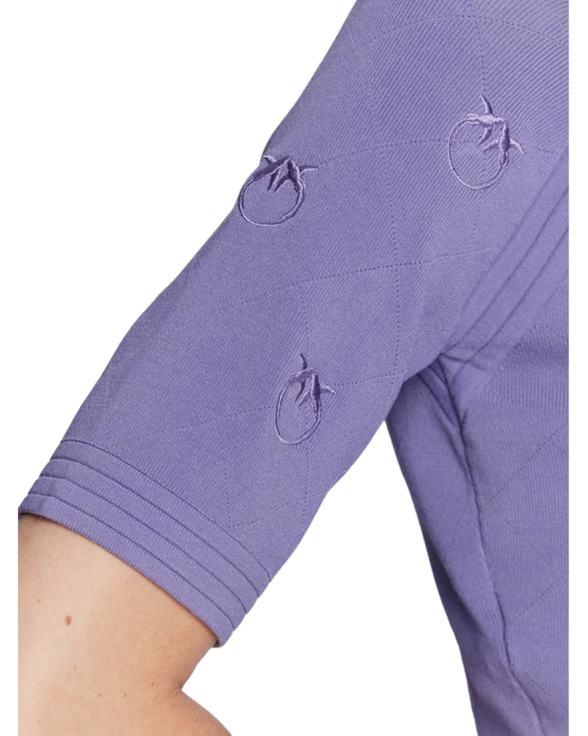 Πουλόβερ cropped με χρυσά κουμπιά και λογότυπο GIJON