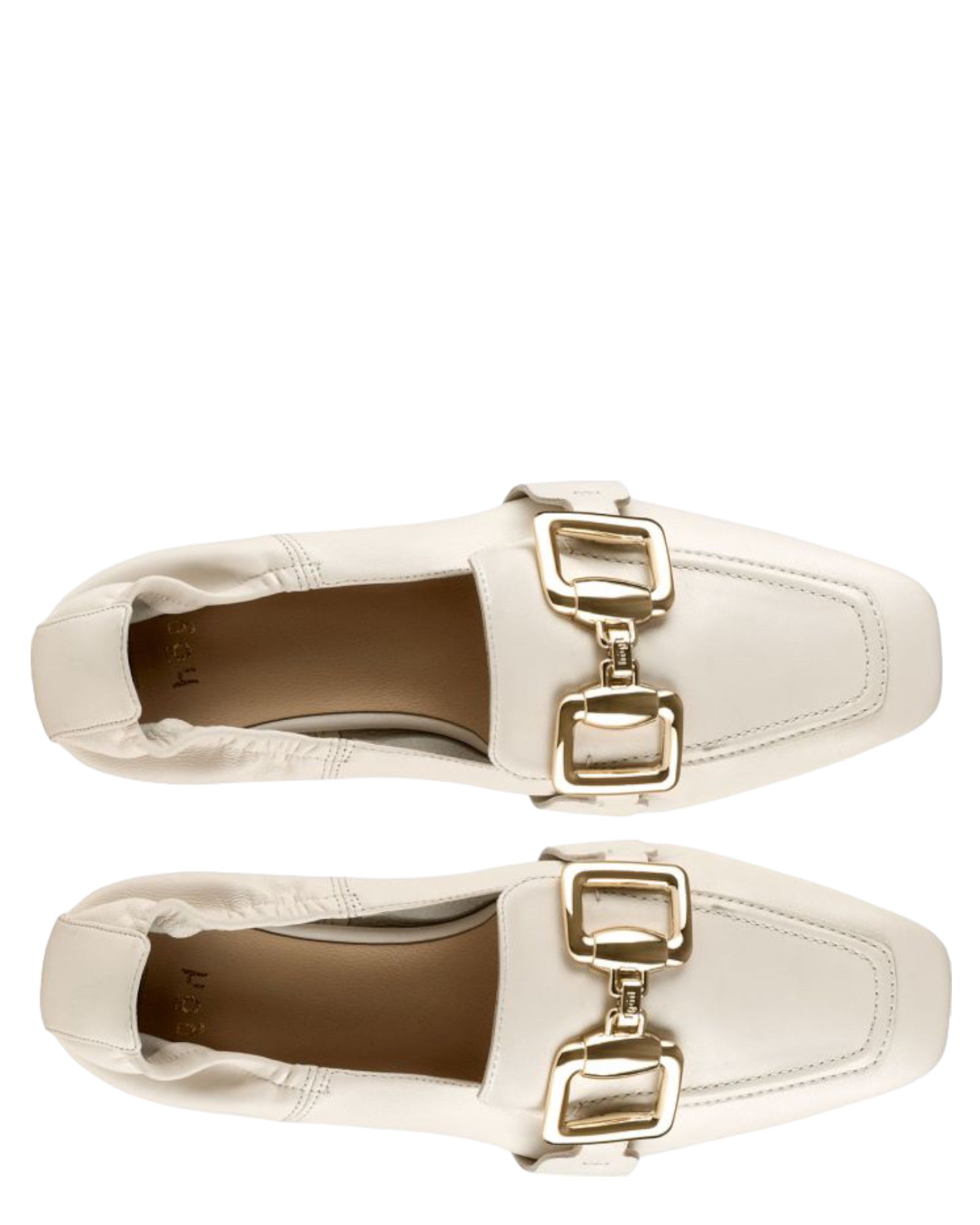 Loafer με χρυσή αγκράφα AMINA