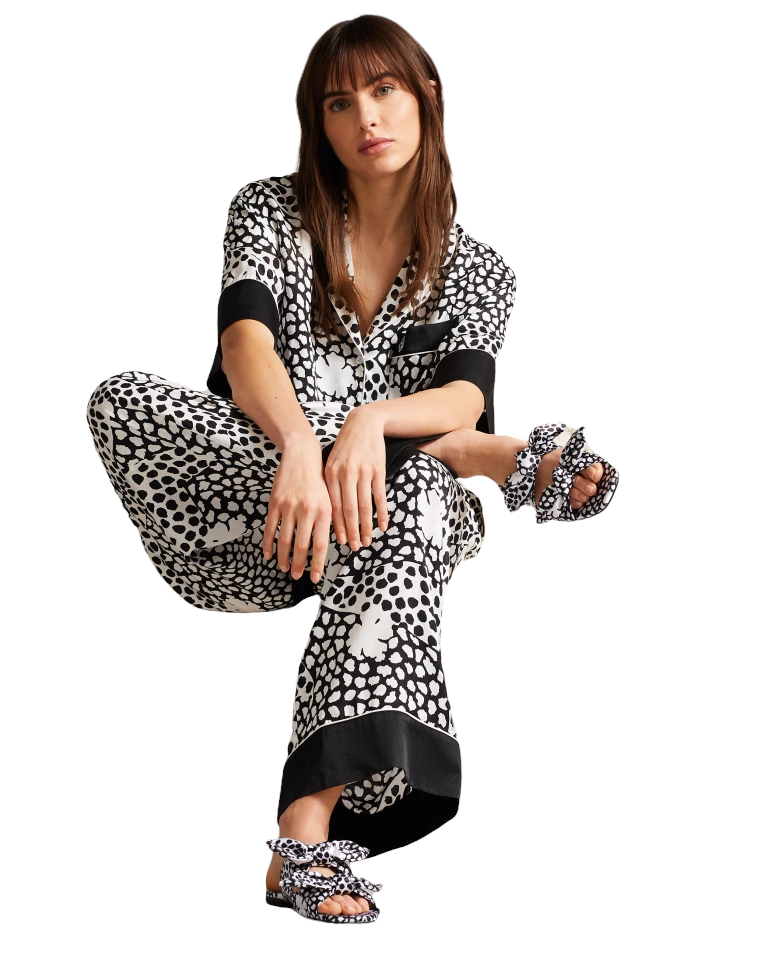 Mules slipper πουά με φιόγκο FERRAH