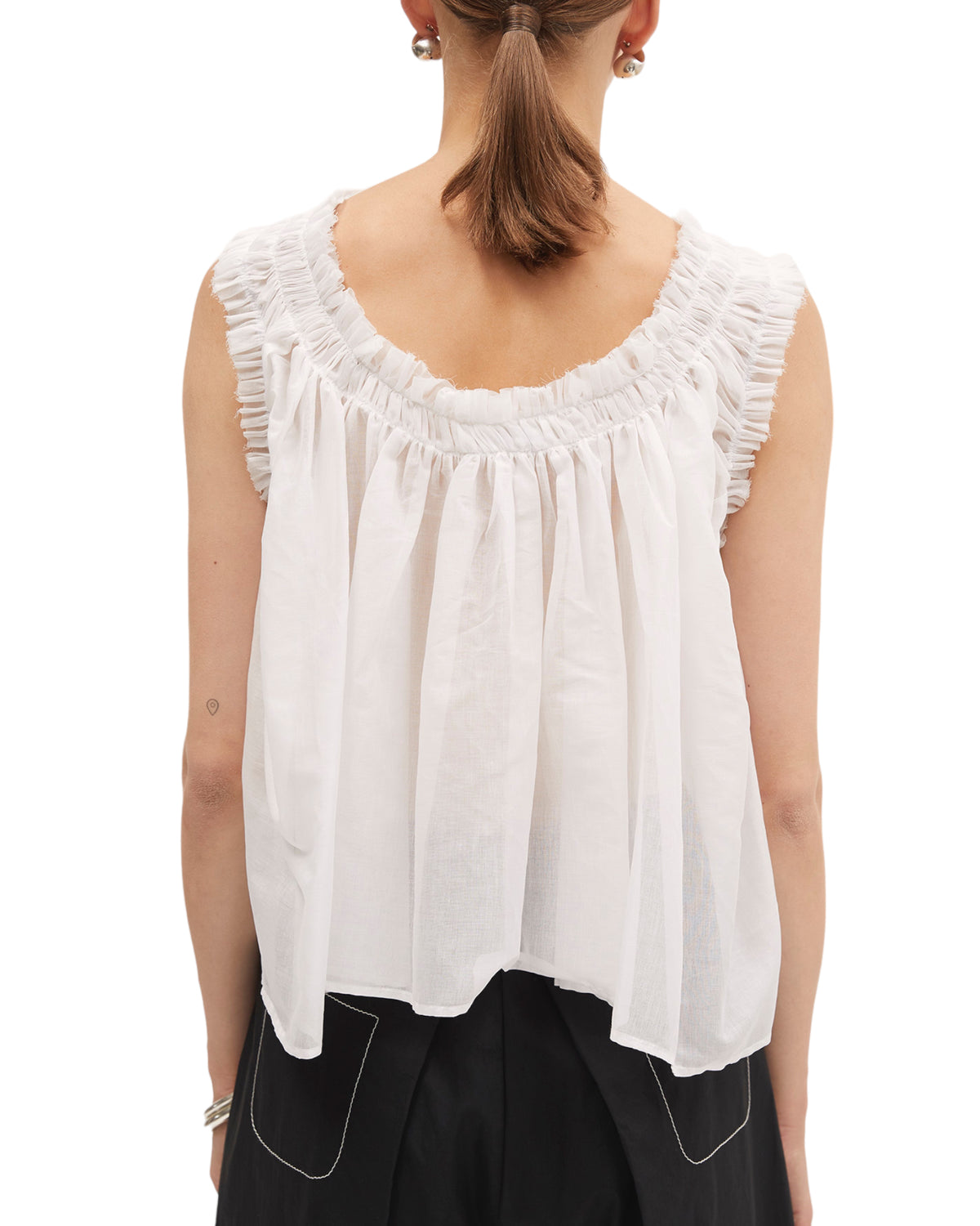 Μπλούζα αμάνικη με ιδιαίτερο σχέδιο