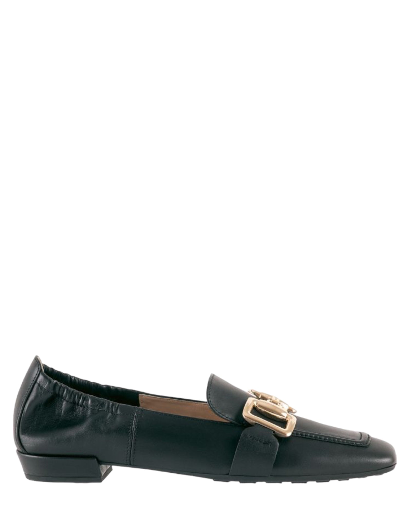 Loafer με χρυσή αγκράφα AMINA