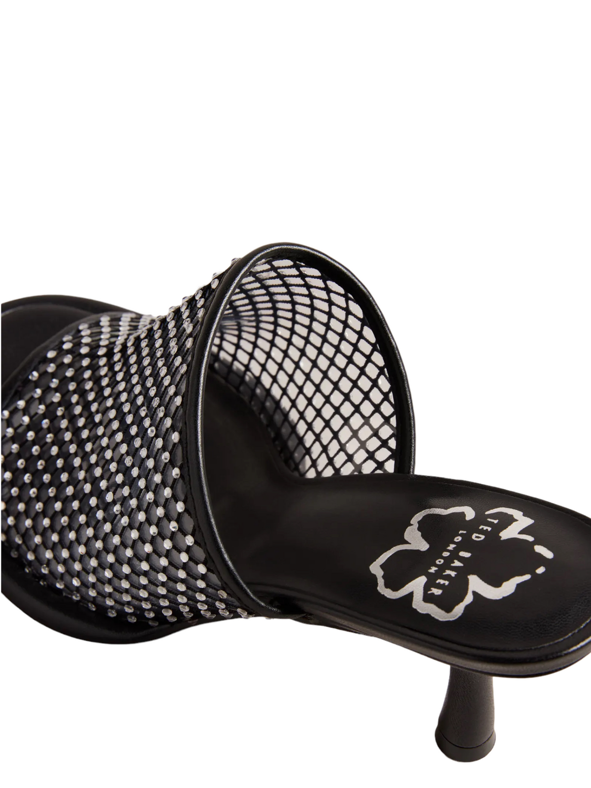 Mules με τακούνι και δίχτυ CELYA