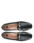 Loafers δερμάτινα με χρυσή αγκράφα