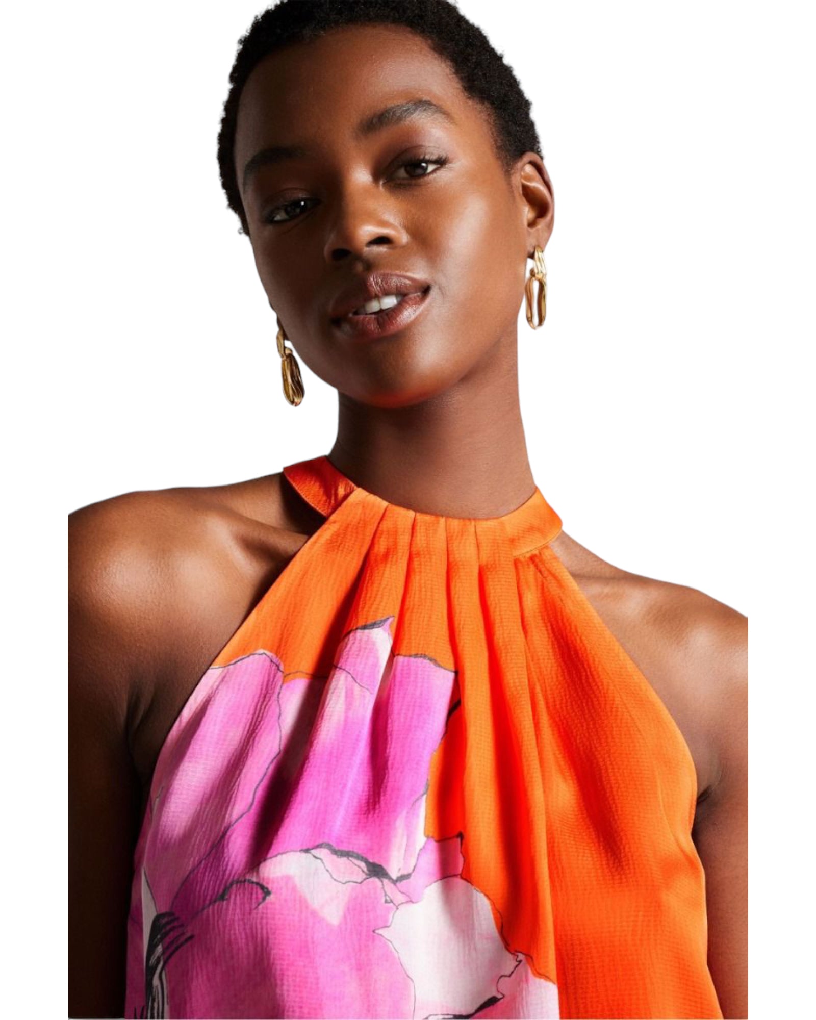 Μπλούζα αμάνικη με πιέτες MILENAA