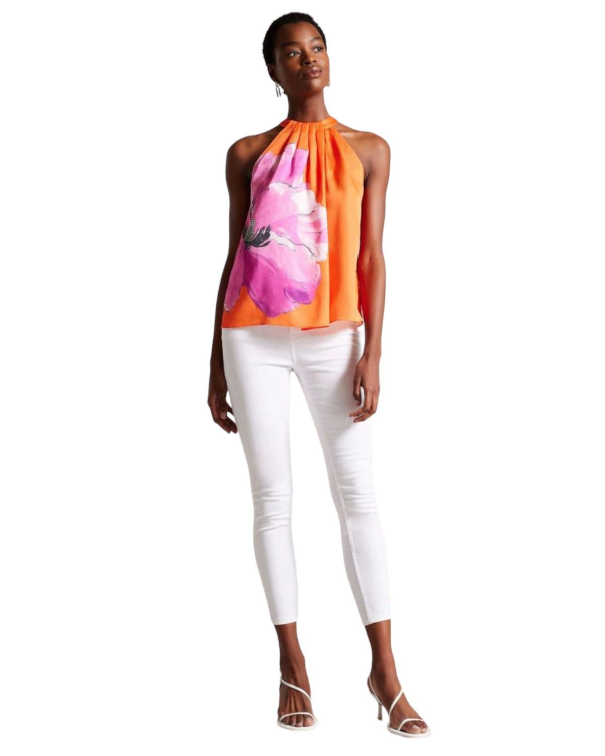 Μπλούζα αμάνικη με πιέτες MILENAA