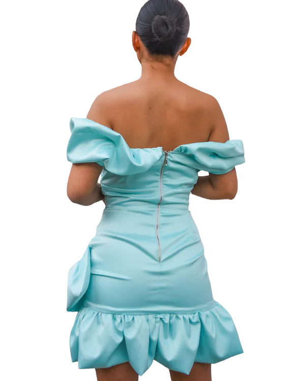 Φόρεμα Mini off shoulder