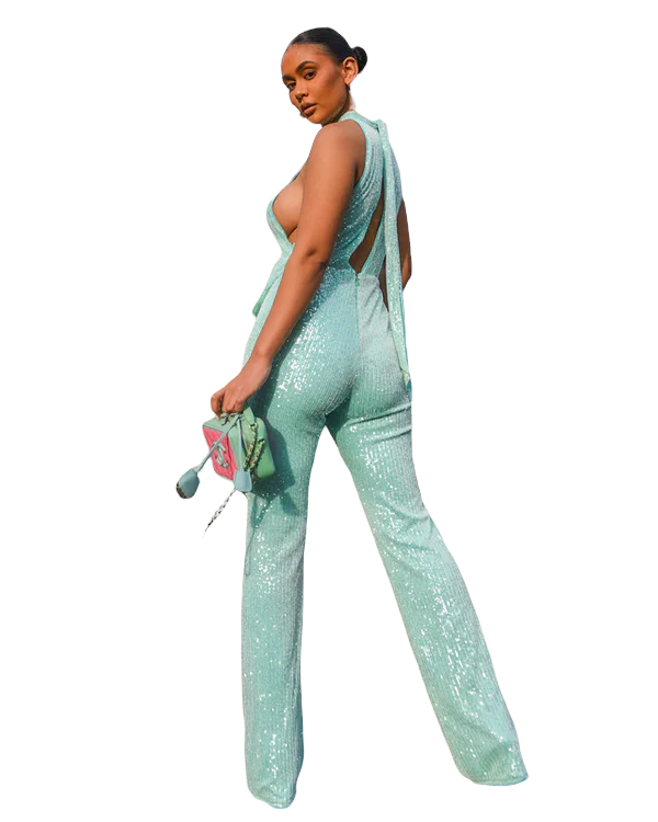 Ολόσωμη φόρμα με παγιέτα