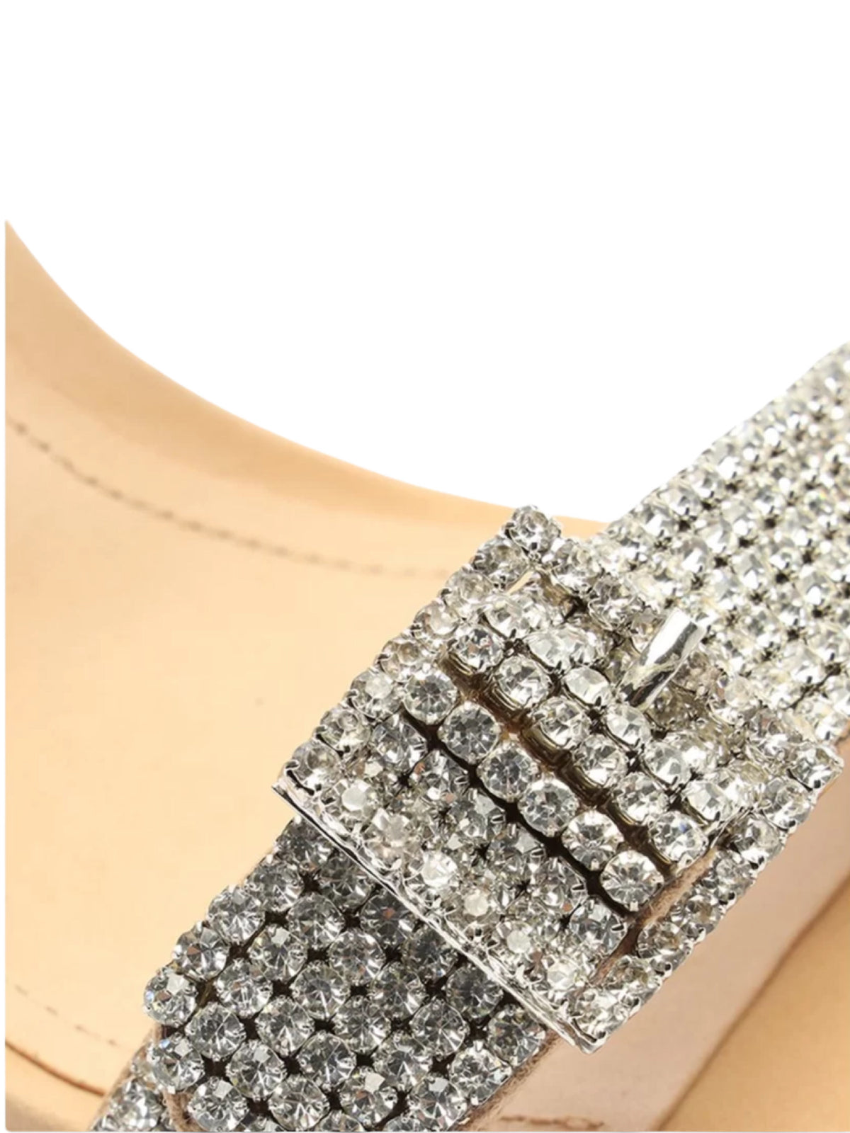 Πέδιλο με ψηλό τακούνι με στρας