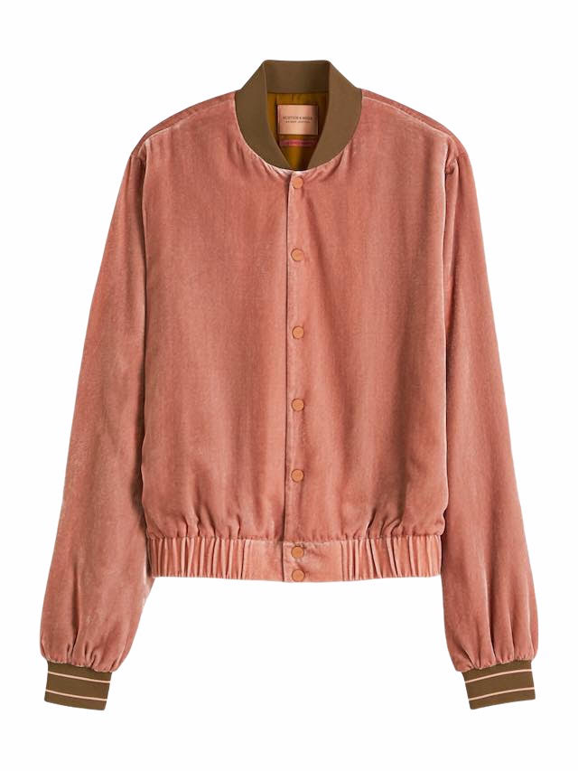 Velvet track Jacket απο MAISON SCOTCH - POSH MARKET